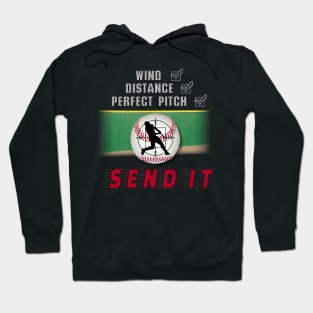 send it baseball Hoodie